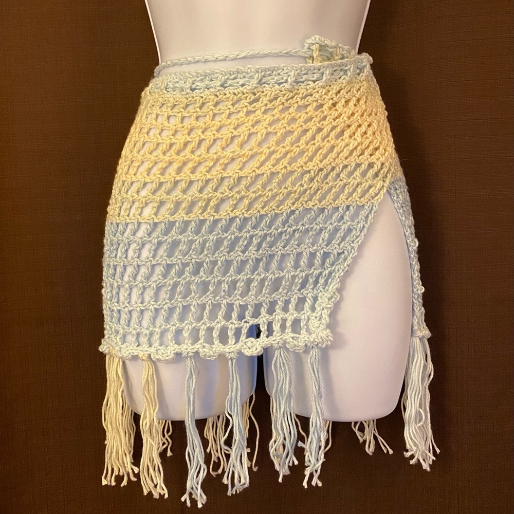 XS/S Crochet Beach Wrap - NEW, Handmade